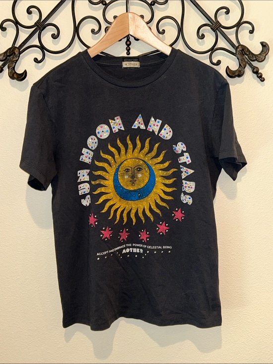 MOTHER Tops - MOTHER "THE ROWDY" EMBELLISHED TEE SIZE XS